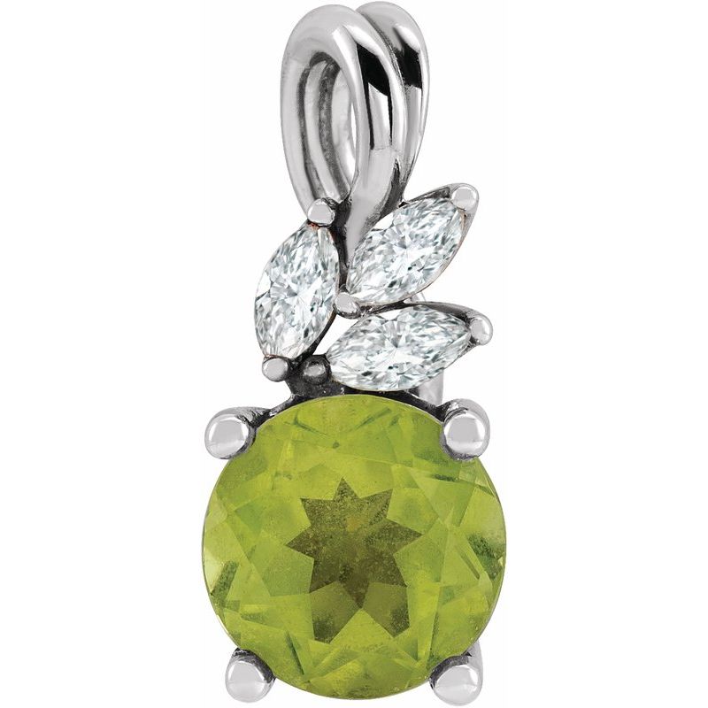 Accented Floral Necklace or Pendant