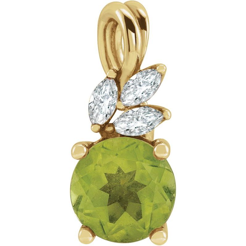 Accented Floral Necklace or Pendant