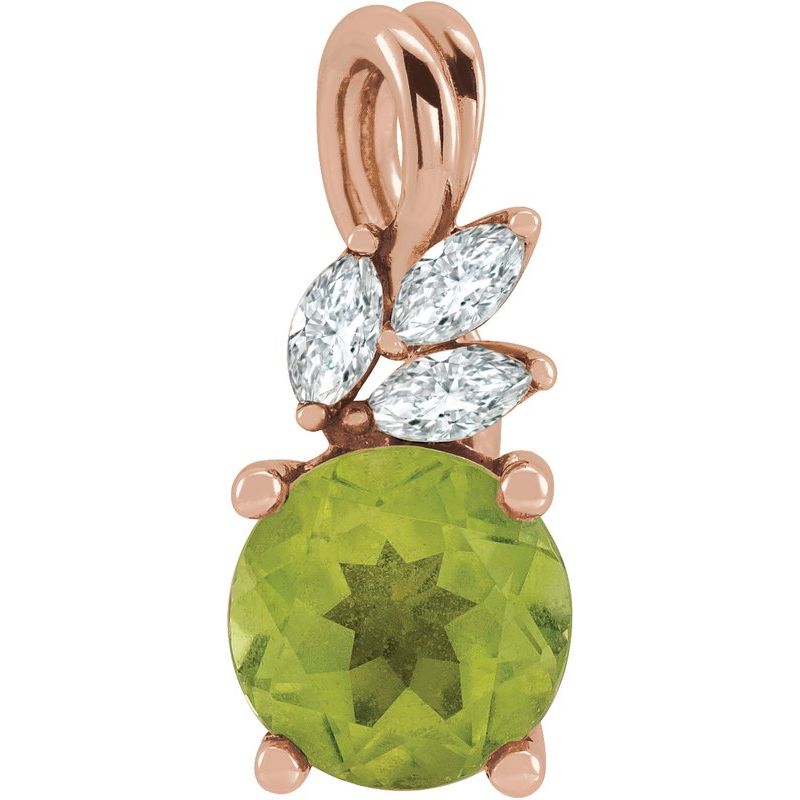Accented Floral Necklace or Pendant