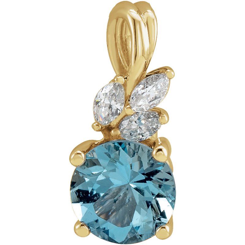 Accented Floral Necklace or Pendant