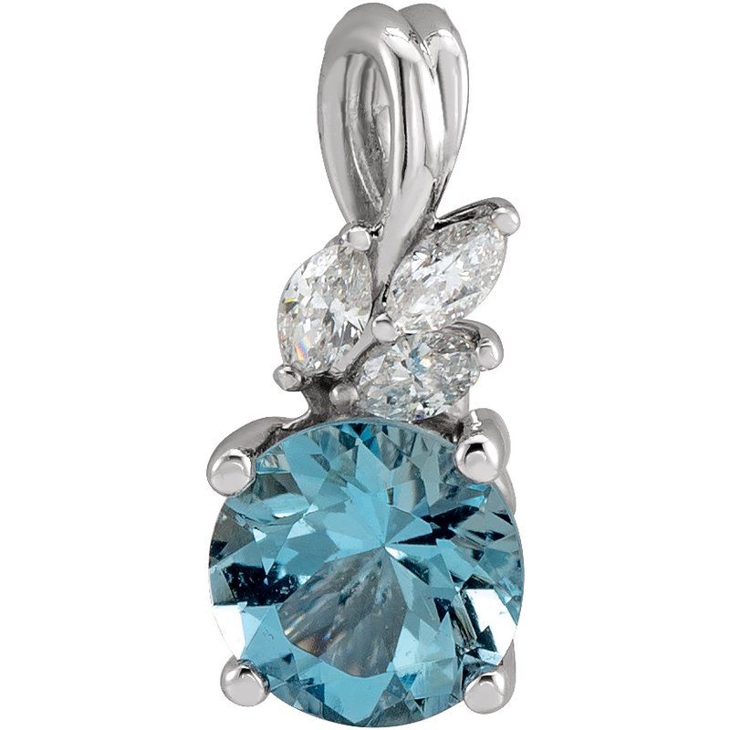 Accented Floral Necklace or Pendant
