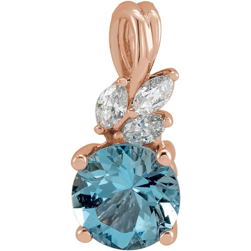 Accented Floral Necklace or Pendant