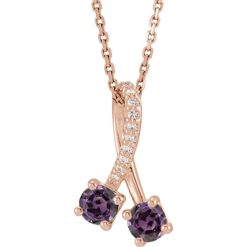 Two-Stone Necklace or Pendant