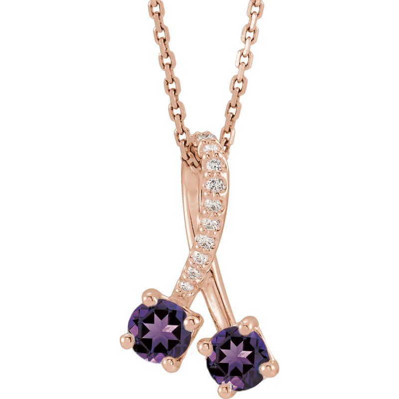 Two-Stone Necklace or Pendant
