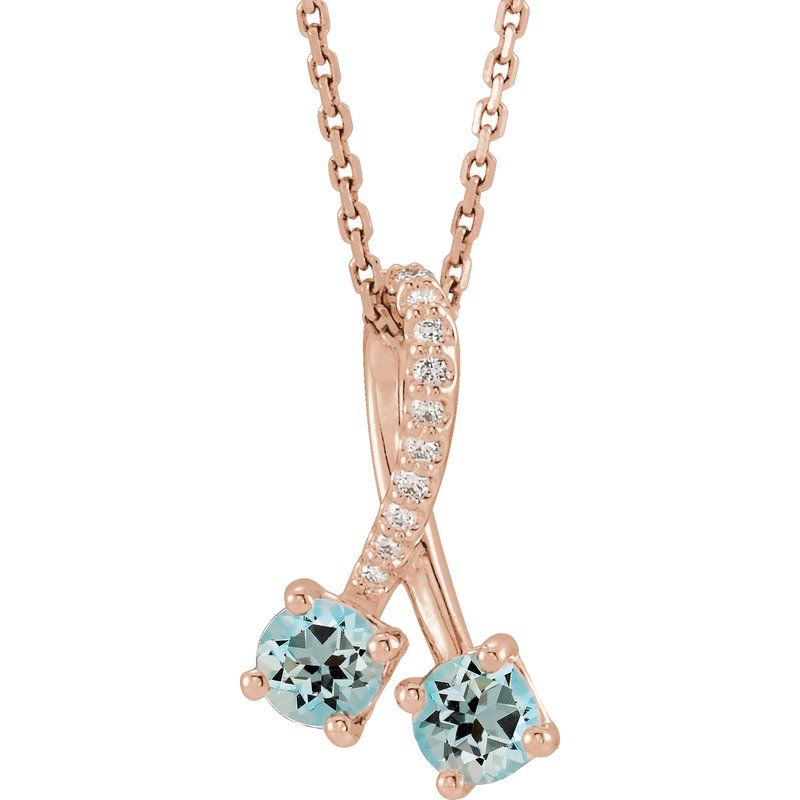 Two-Stone Necklace or Pendant
