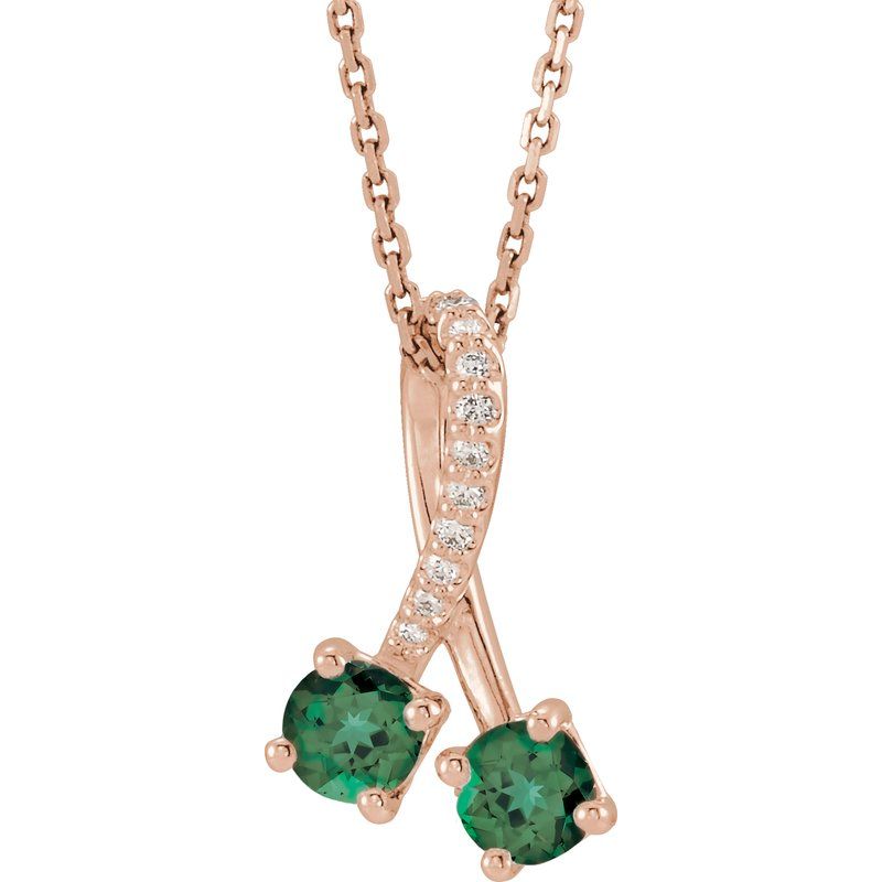Two-Stone Necklace or Pendant