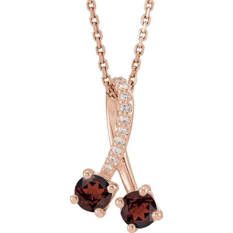 Two-Stone Necklace or Pendant