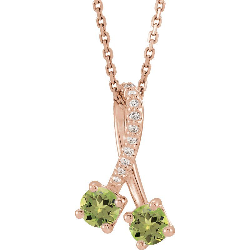 Two-Stone Necklace or Pendant