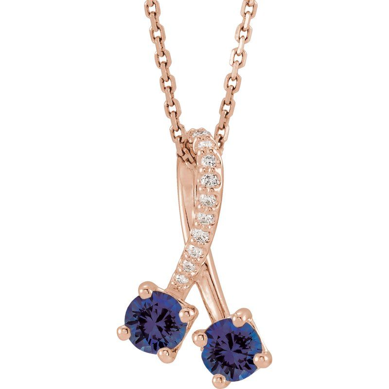 Two-Stone Necklace or Pendant