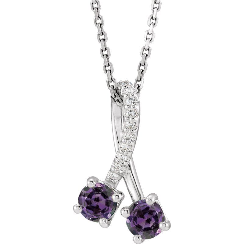 Two-Stone Necklace or Pendant