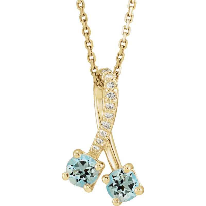 Two-Stone Necklace or Pendant