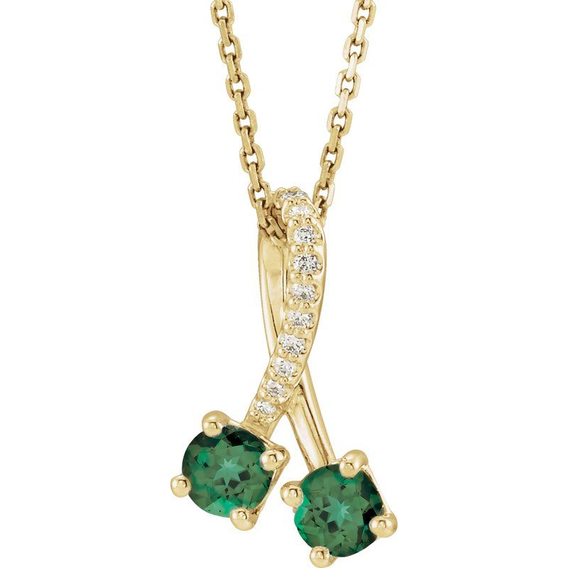Two-Stone Necklace or Pendant