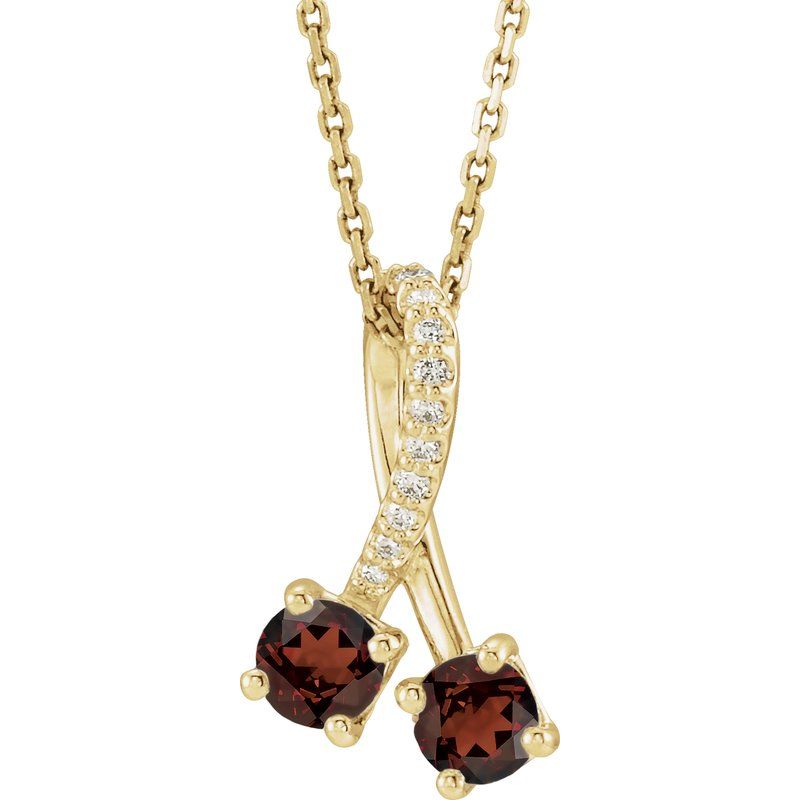 Two-Stone Necklace or Pendant