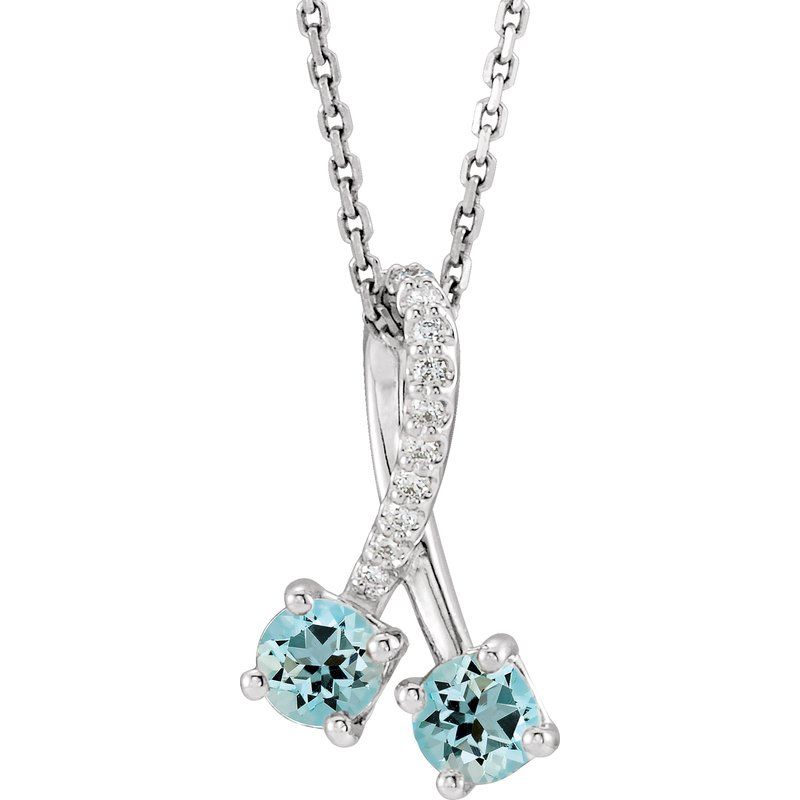 Two-Stone Necklace or Pendant