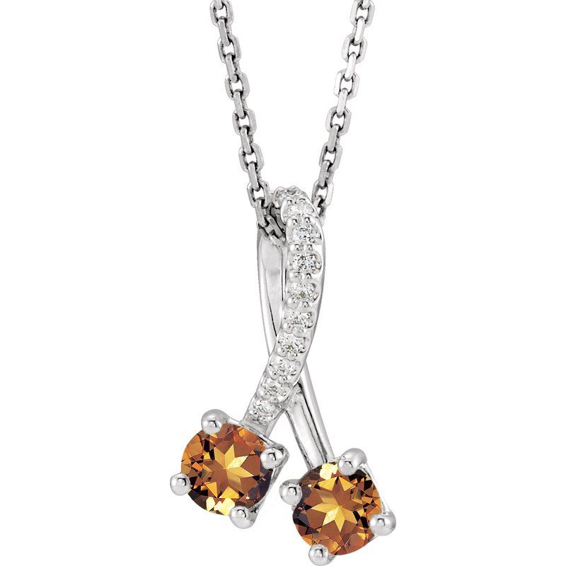 Two-Stone Necklace or Pendant