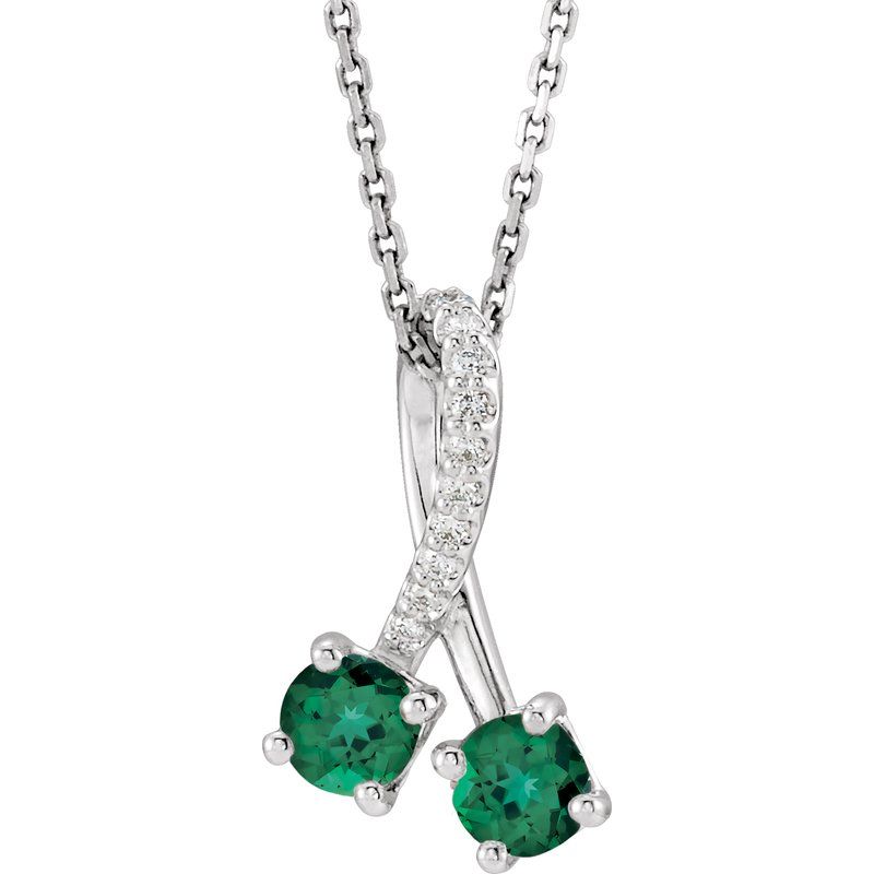 Two-Stone Necklace or Pendant