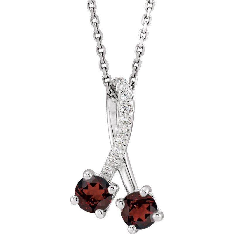 Two-Stone Necklace or Pendant