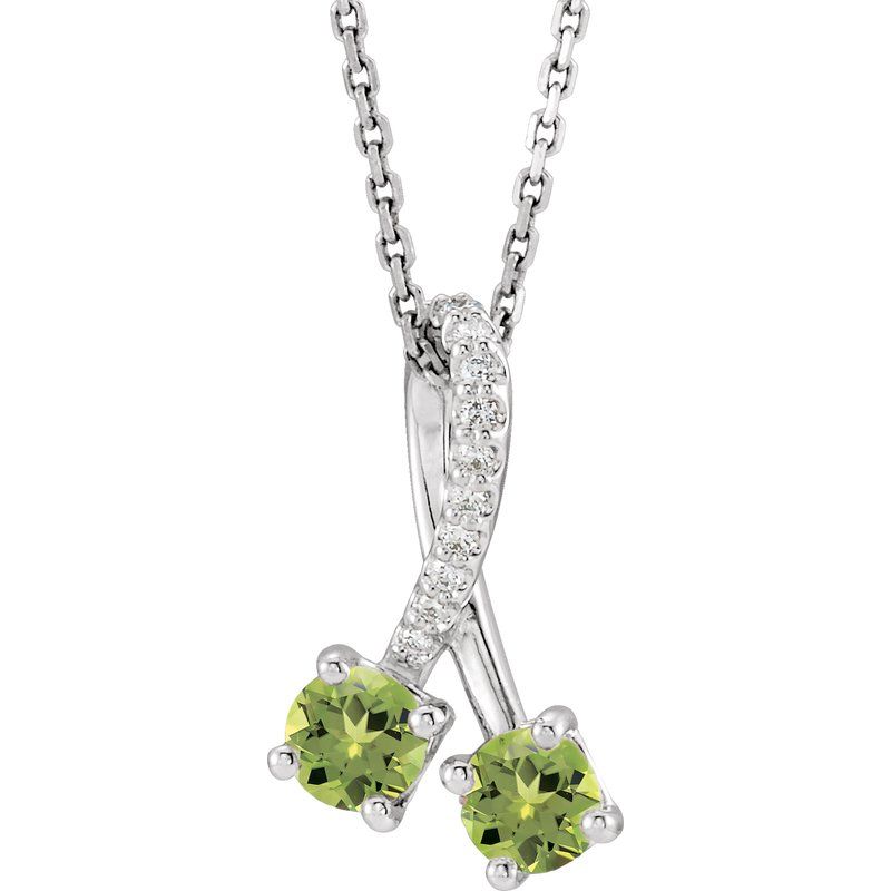 Two-Stone Necklace or Pendant