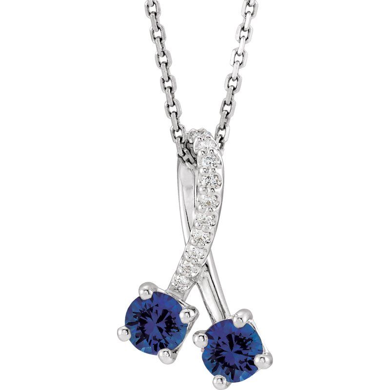 Two-Stone Necklace or Pendant