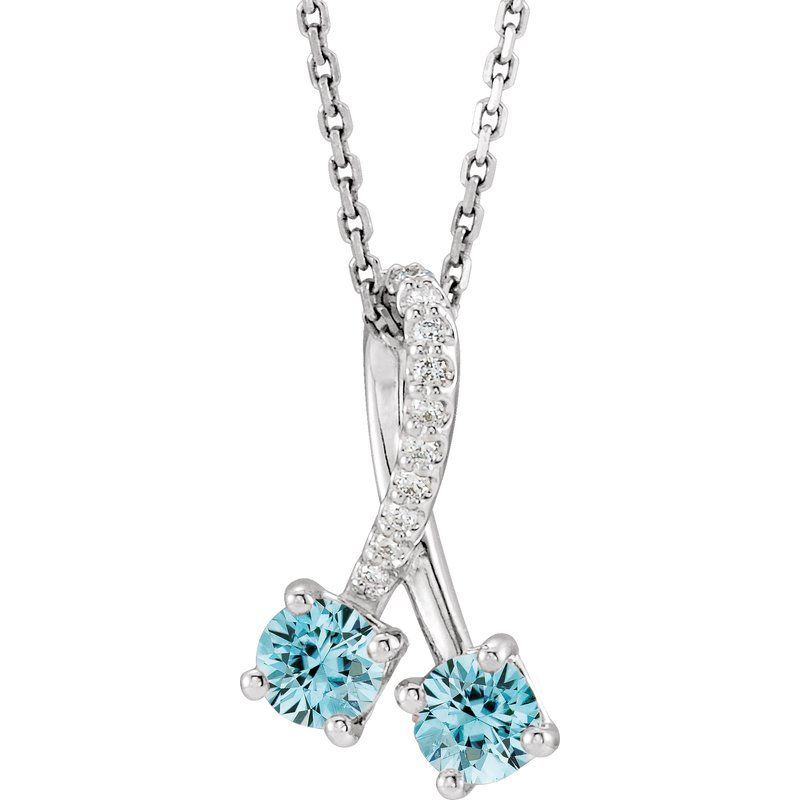 Two-Stone Necklace or Pendant