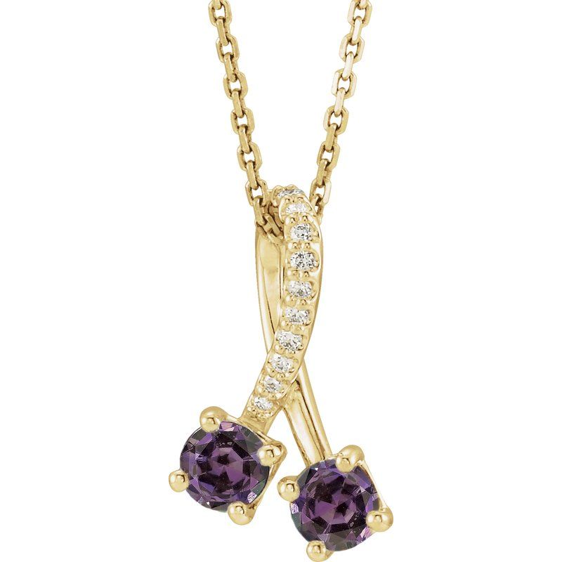 Two-Stone Necklace or Pendant