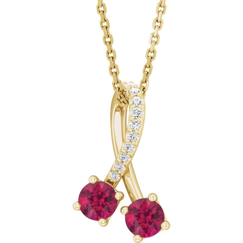 Two-Stone Necklace or Pendant