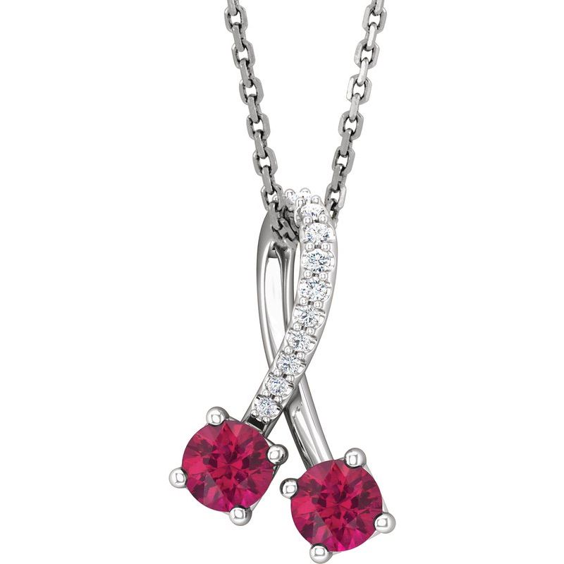 Two-Stone Necklace or Pendant