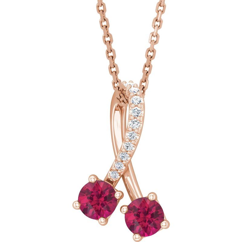 Two-Stone Necklace or Pendant
