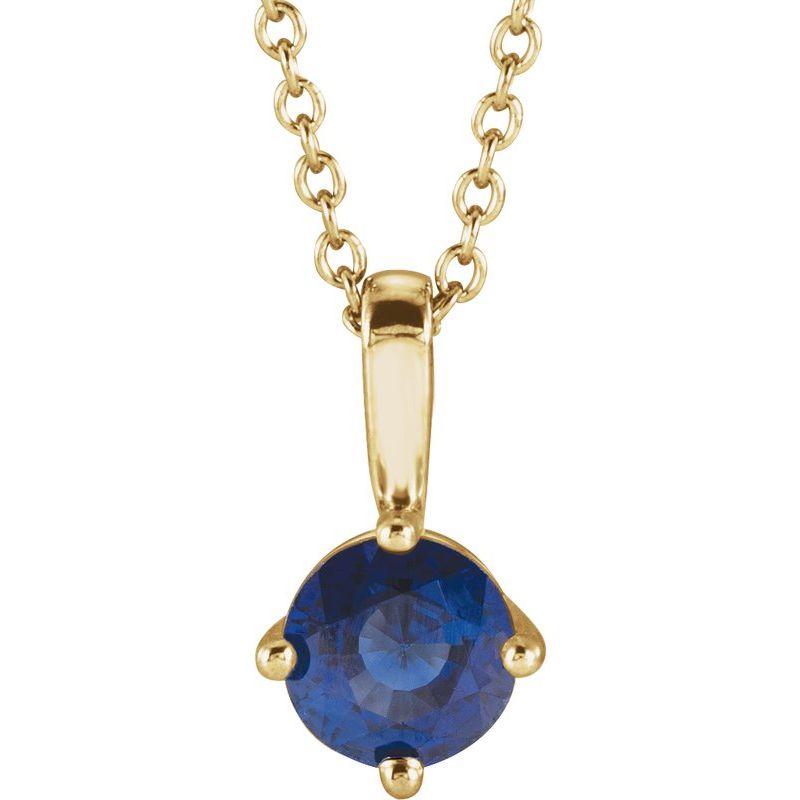 Solitaire Necklace or Pendant — 16-18″