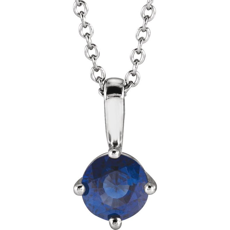 Solitaire Necklace or Pendant — 16-18″