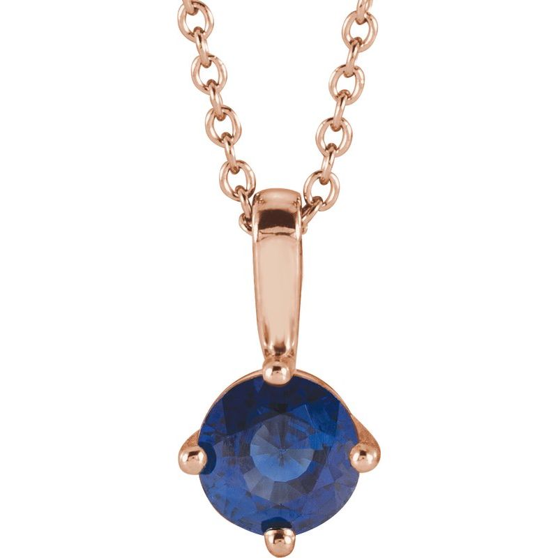 Solitaire Necklace or Pendant — 16-18″