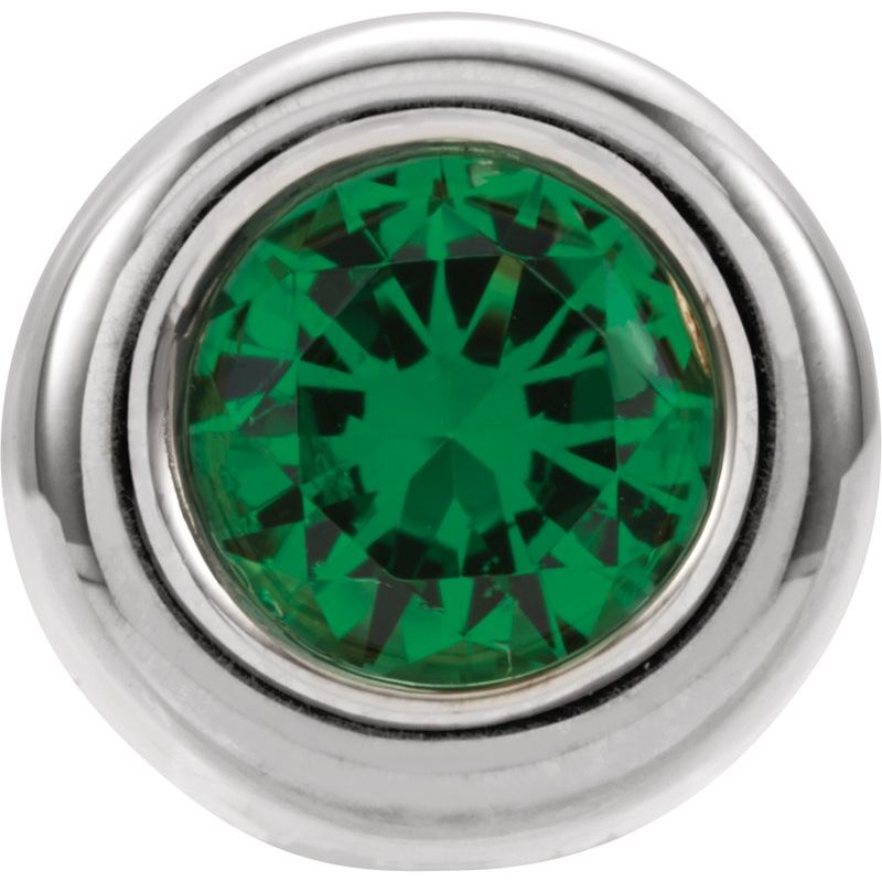 Birth of a Child Solitaire Pendant — 5 mm Imitation