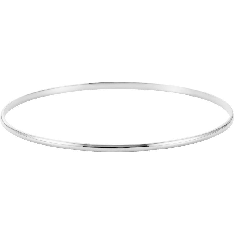 Engravable Half Round Bangle Bracelet