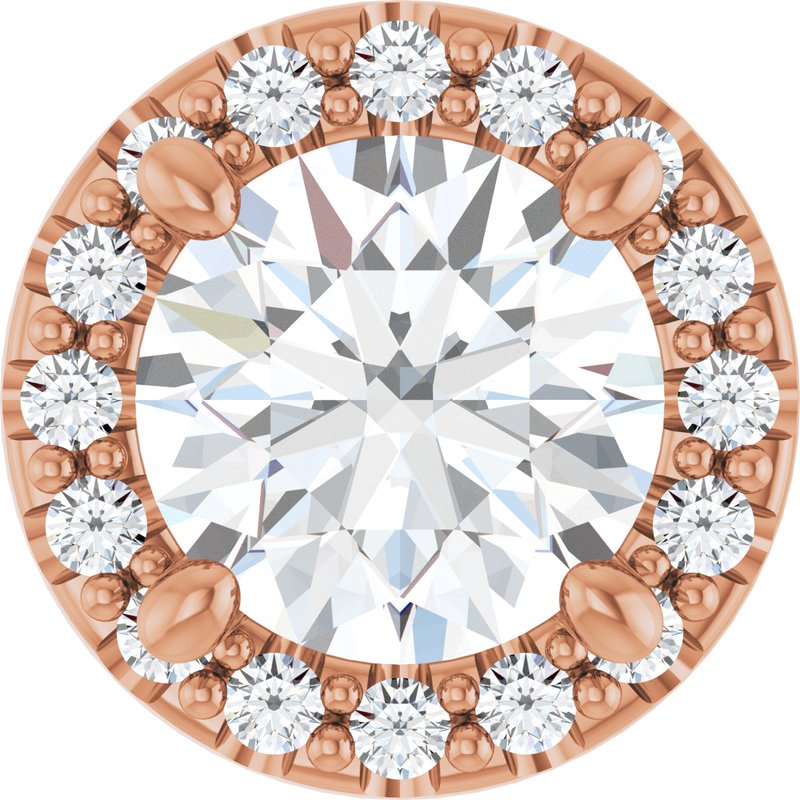 Halo-Style Pendant — Lab-Grown Diamond