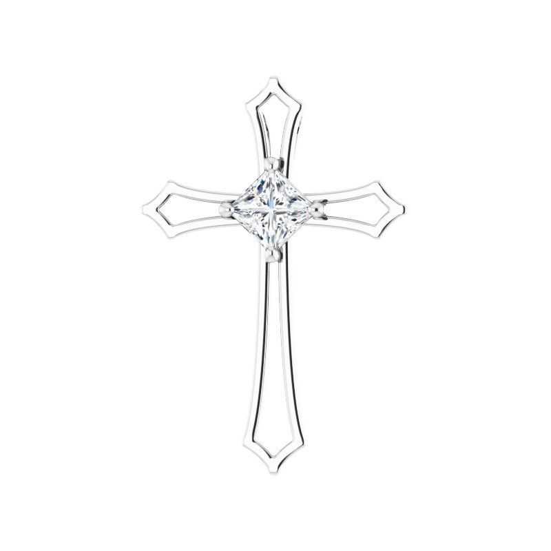 Accented Cross Pendant