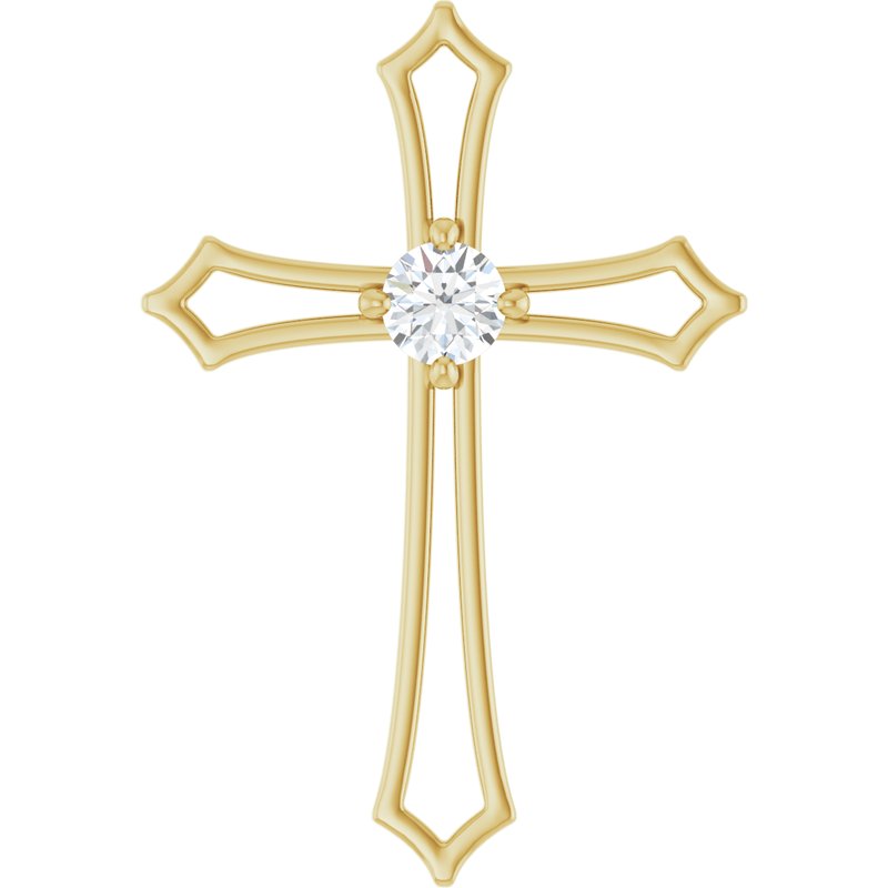 Accented Cross Pendant