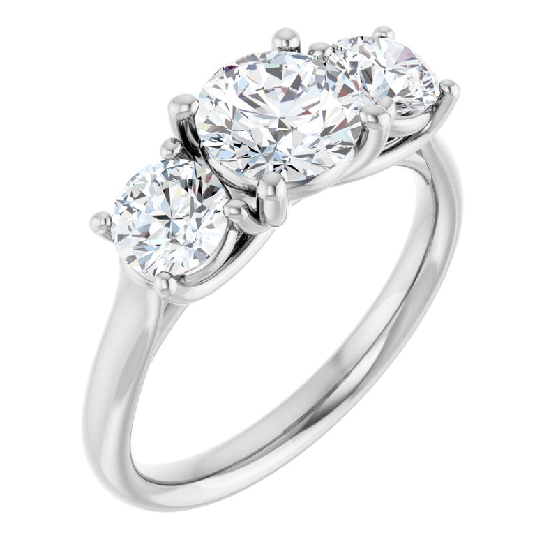 Four-Prong Three-Stone