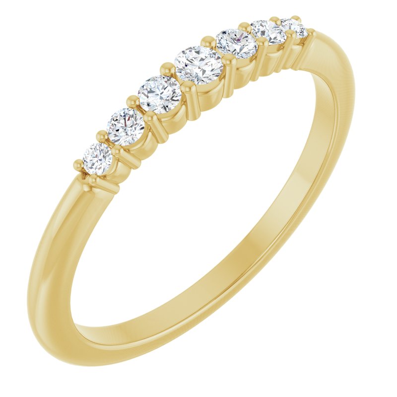 Accented Stackable Ring No. 2
