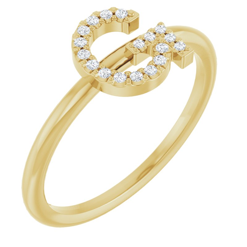 Accented Initial Ring