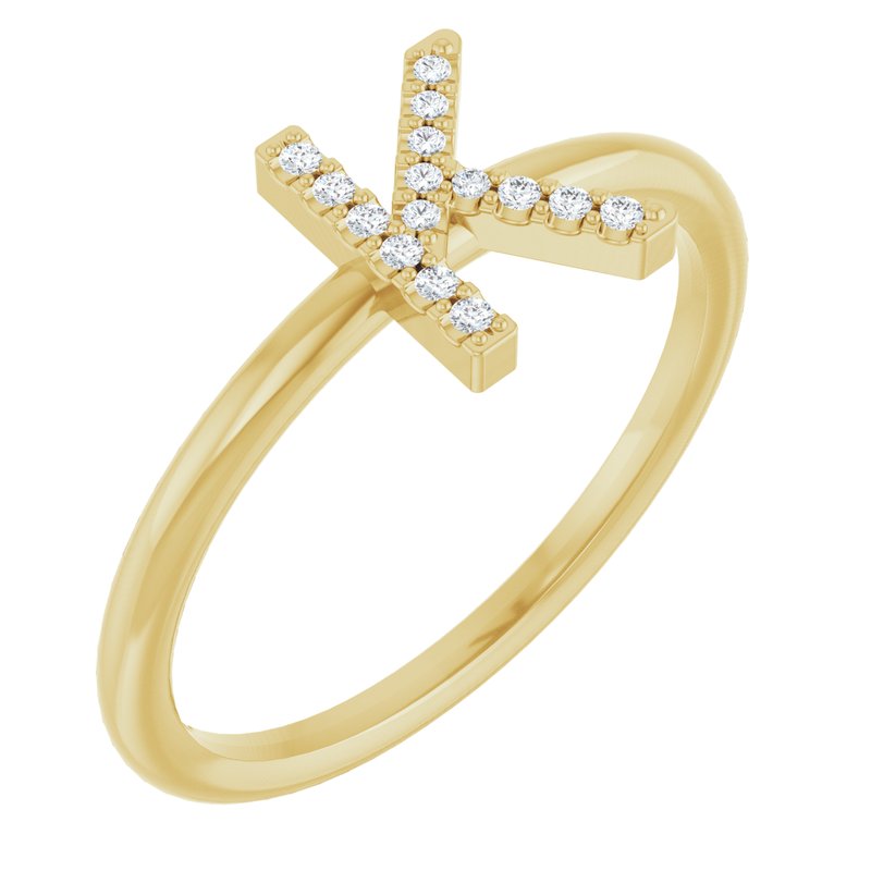Accented Initial Ring