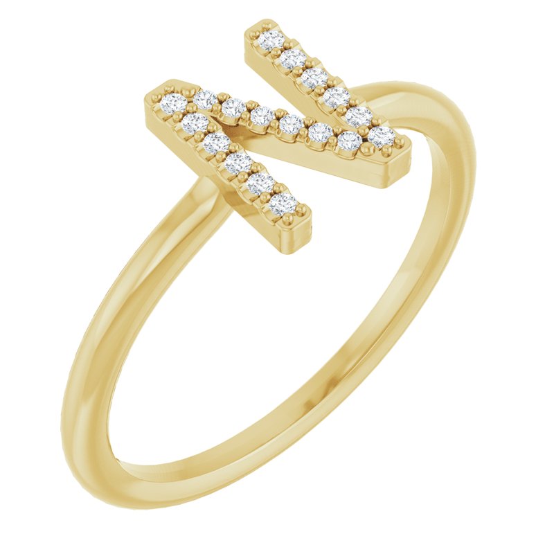 Accented Initial Ring