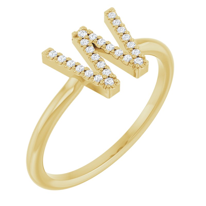Accented Initial Ring