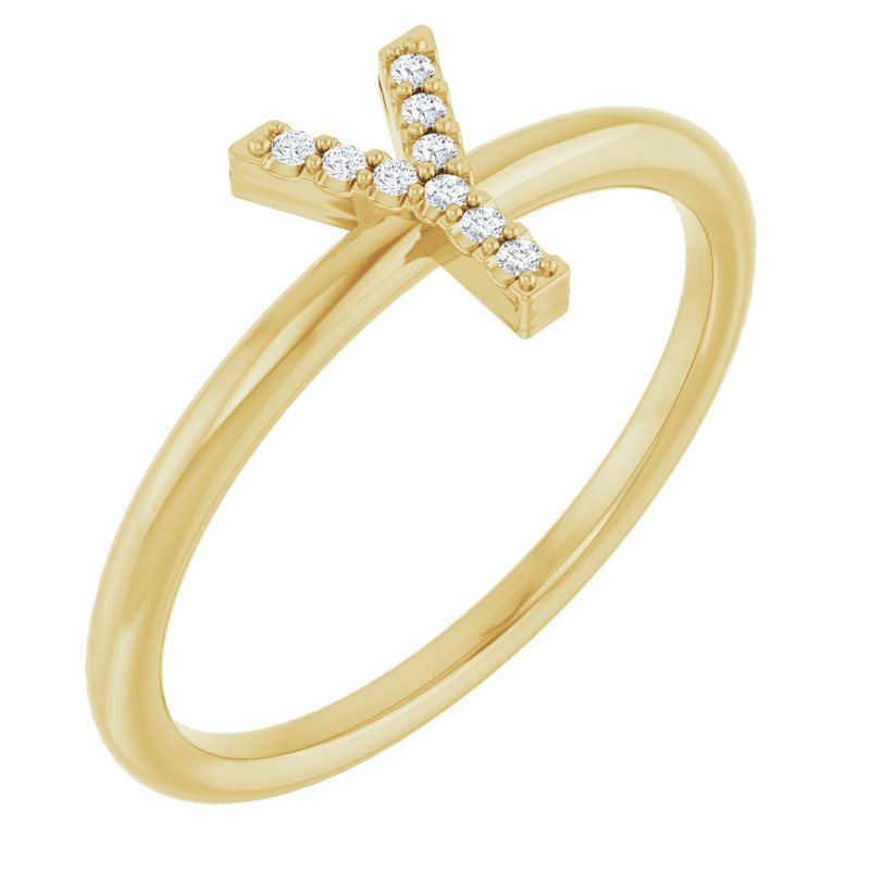 Accented Initial Ring