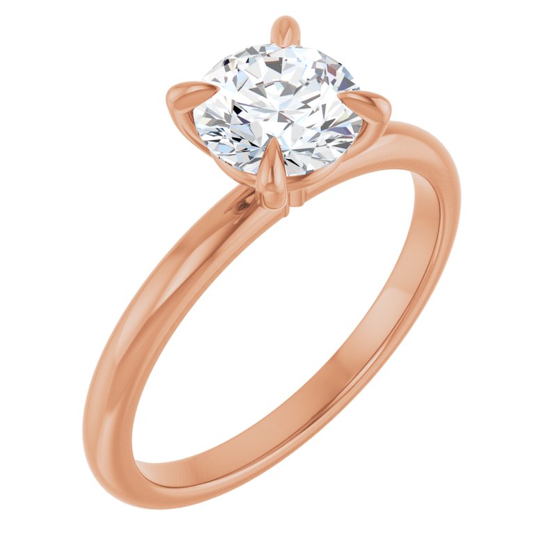 Classic Claw-Prong Solitaire — 18K Rose Gold
