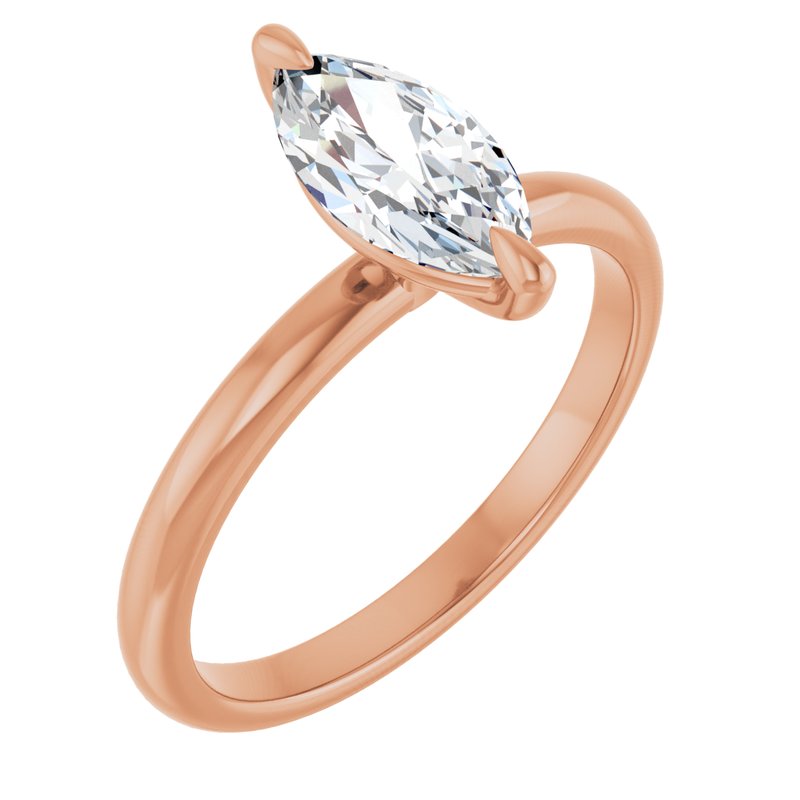 Classic Claw-Prong Solitaire — 18K Rose Gold