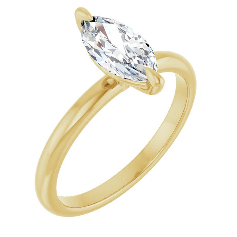 Classic Claw-Prong Solitaire — 18K Yellow Gold