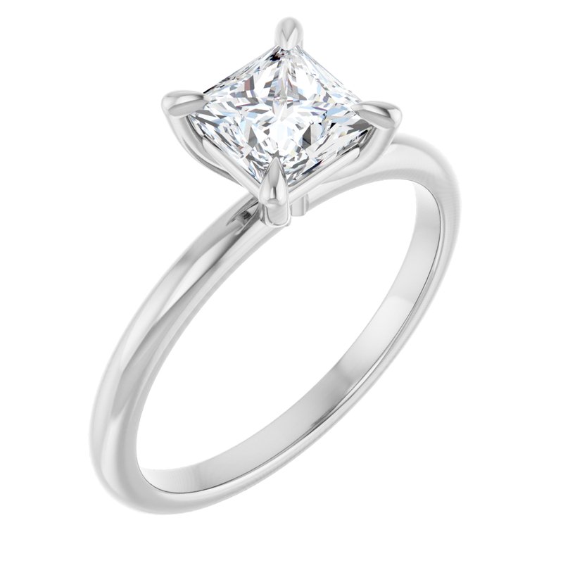 Classic Claw-Prong Solitaire — 14K White Gold