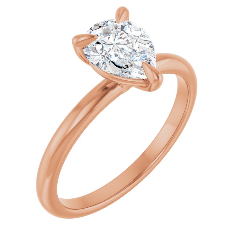 Classic Claw-Prong Solitaire — 18K Rose Gold