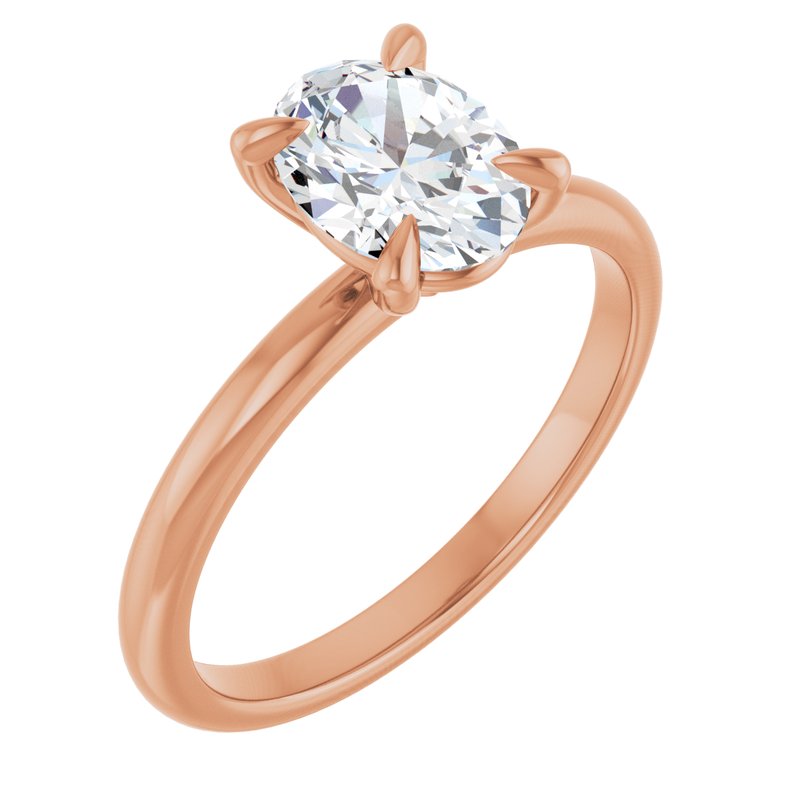 Classic Claw-Prong Solitaire — 14K Rose Gold