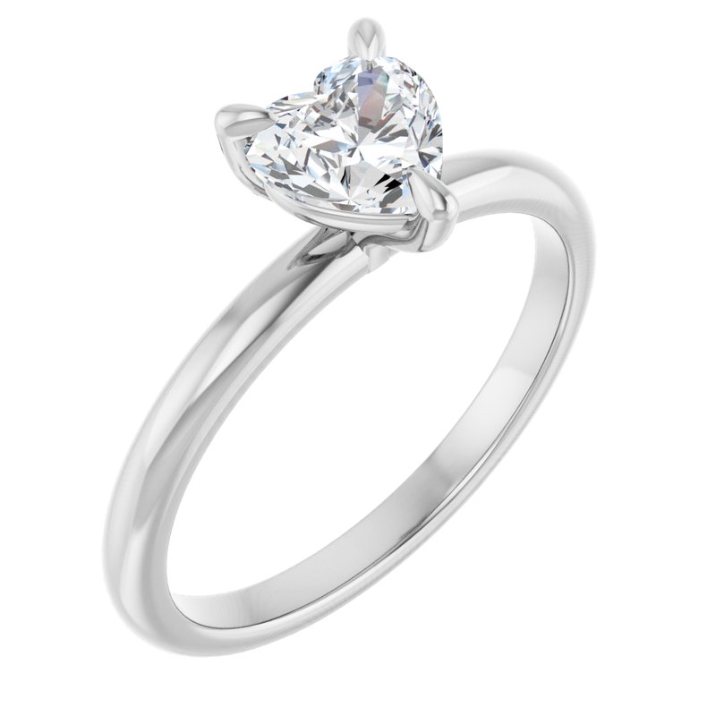 Classic Claw-Prong Solitaire — 14K White Gold